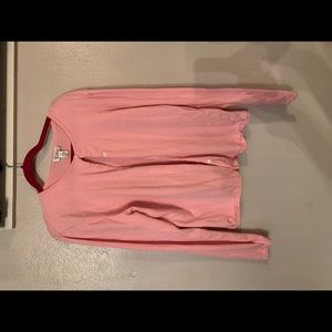 Pink Lilly Pulitzer white label cardigan